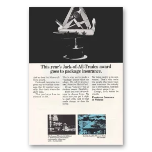 1968 Employers Insurance of Wausau Print Ad | Jack All Trades