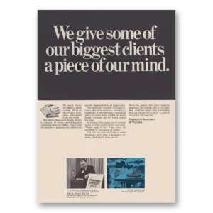 1968 Wausau Insurance Print Ad | Biggest Clients