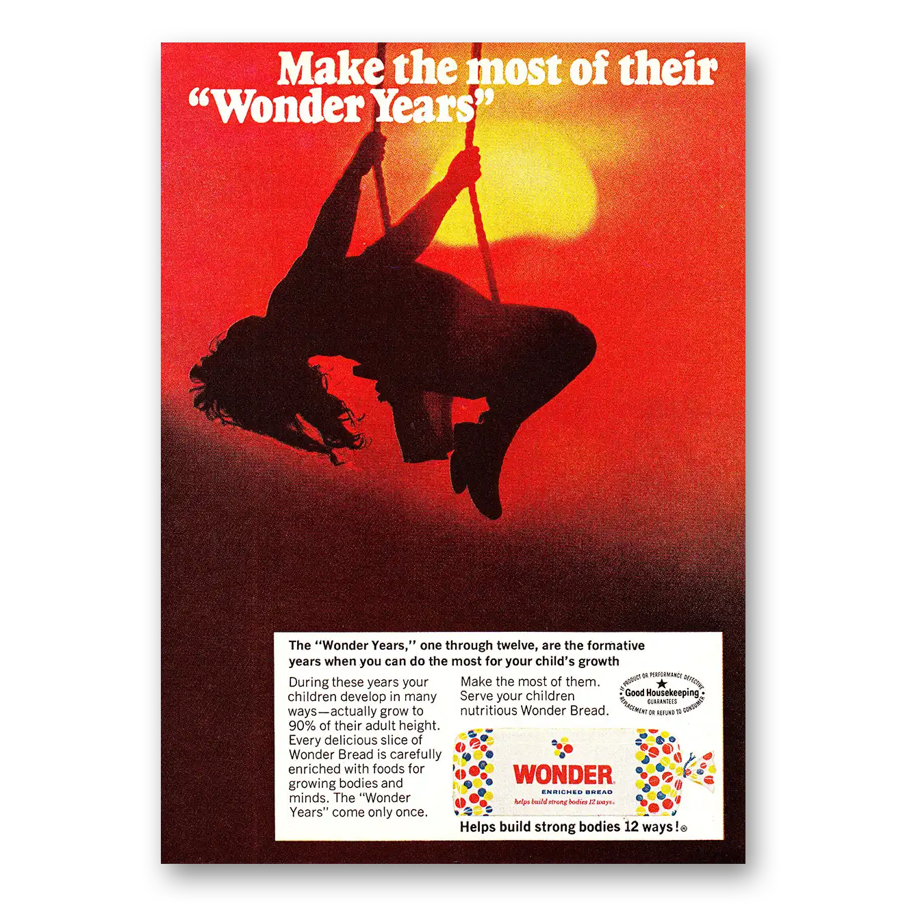 1968 Wonder Bread Print Ad | Wonder Years