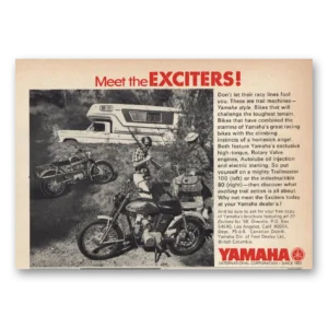 1968 Yamaha Print Ad | Meet The Exciters
