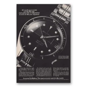 1969 Accutron Watch Print Ad | Movements