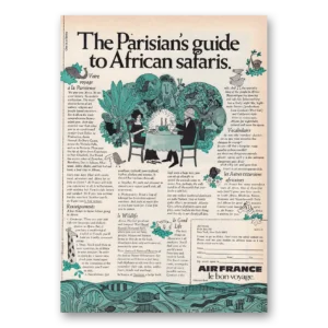 1969 Air France Print Ad | Parisians Guide