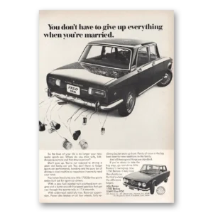 1969 Alfa Romeo Print Ad | Give Up Everything
