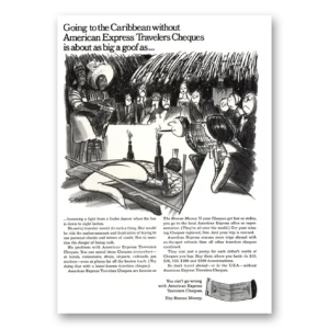 1969 American Express Print Ad | Caribbean