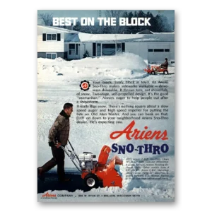 1969 Ariens Sno Thro Print Ad | Best On Block