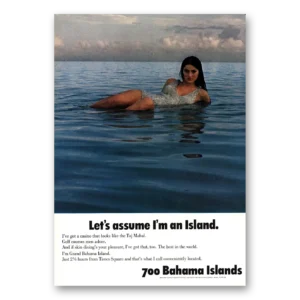 1969 Bahamas Print Ad | Assume Island