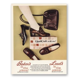1969 Bakers Shoes Print Ad | Qualicraft