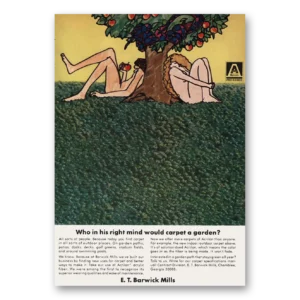 1969 Barwick Mills Carpet Print Ad | Carpet Garden