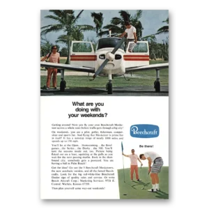 1969 Beechcraft Muskateer Print Ad | Doing With Your Weekends