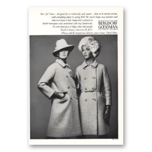 1969 Bergdorf Goodman Print Ad | Jo Coat
