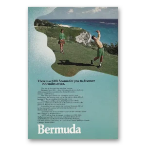 1969 Bermuda Print Ad | Miles Sea