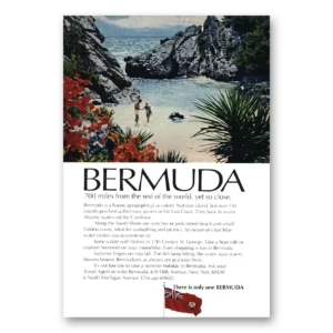 1969 Bermuda Print Ad | 700 Miles