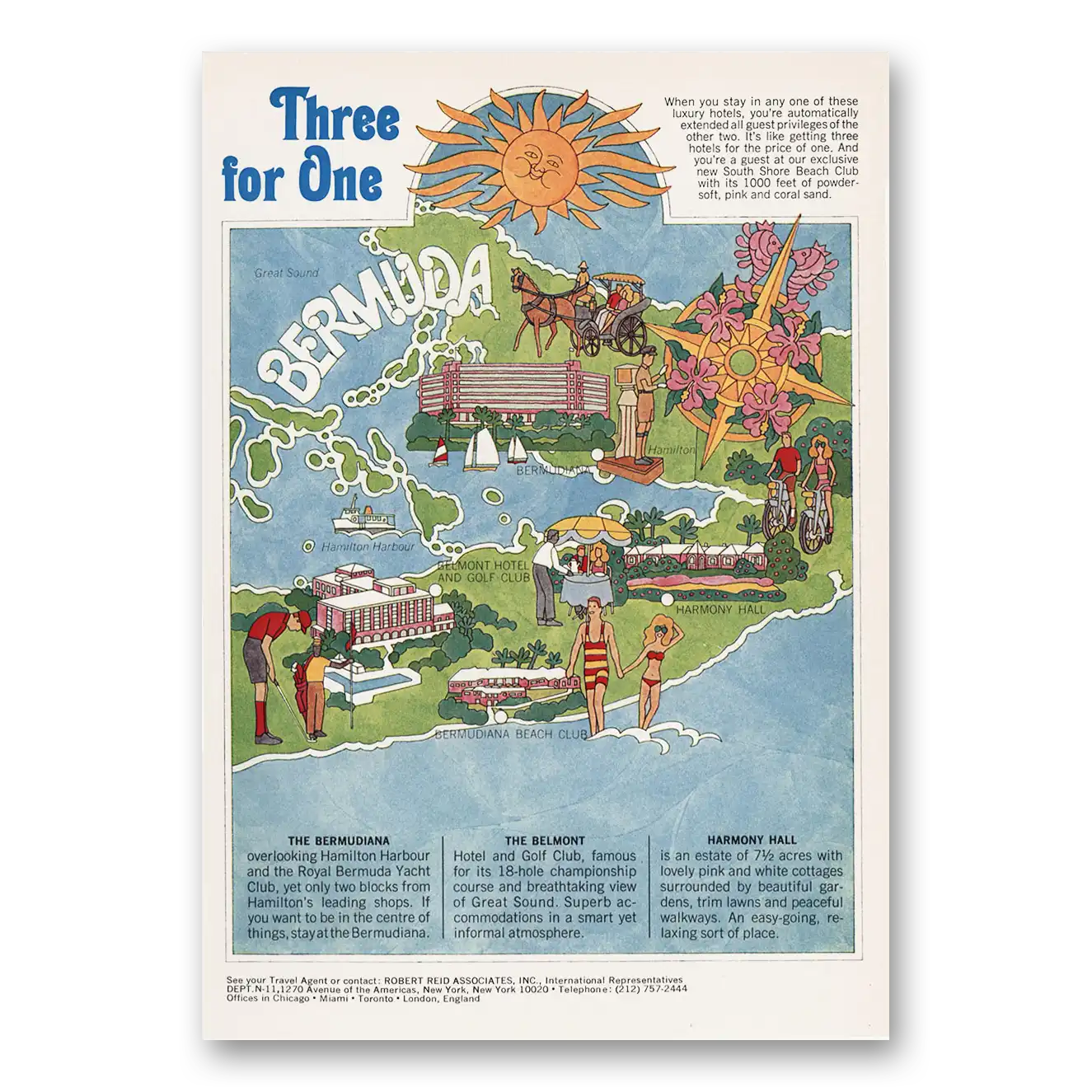 1969 Bermuda Print Ad | Harmony Hall