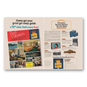 1969 Best Western Print Ad | Get Away Guide