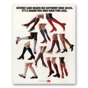 1969 Hanes Hosiery Print Ad | Beverly Jane