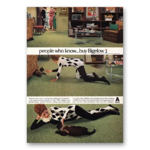 1969 Bigelow Print Ad | People Who Know