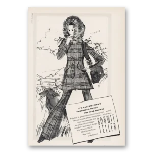 1969 Bonwit Teller Print Ad | Pantsuit News Head To Toe
