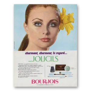 1969 Jolicils Cosmetics Print Ad | Charmant Charmeur