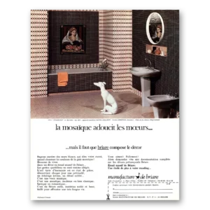 1969 Manufacture de Briare Print Ad | La Mosaique