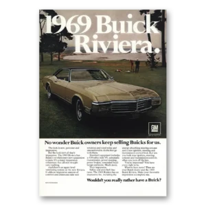 1969 Buick Riviera Print Ad | Keep Selling