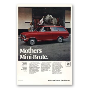 1969 Buick Opel Print Ad | Mothers Mini Brute