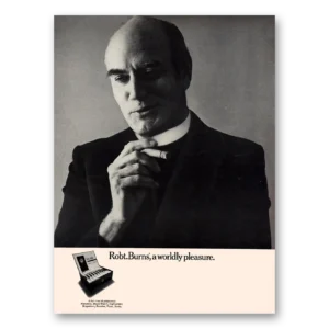 1969 Robt Burns Cigars Print Ad | Worldly Pleasure