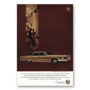 1969 Cadillac Print Ad | Distinctive