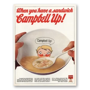 1969 Campbells Soup Print Ad | Campbell Up