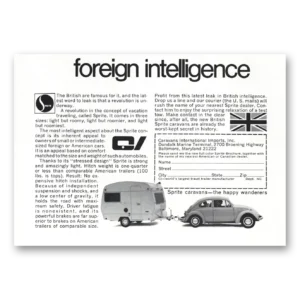 1969 Caravan International Print Ad | Foreign Intelligence