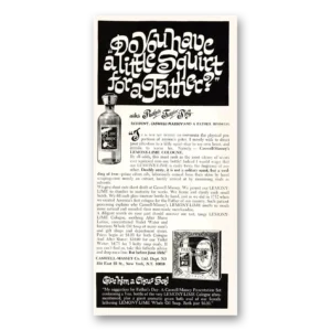 1969 Caswell Massey Print Ad | Lemony Lime