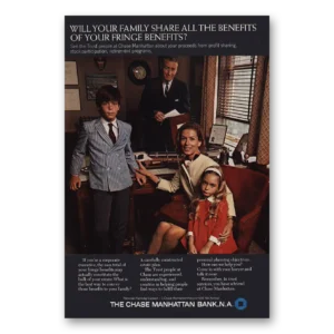 1969 Chase Manhattan Bank Print Ad | Family Share