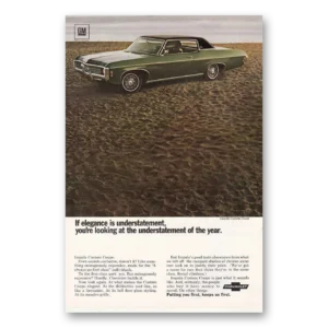 1969 Chevrolet Impala Print Ad | Elegance