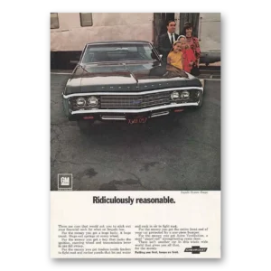 1969 Chevrolet Impala Print Ad | Reasonable Train