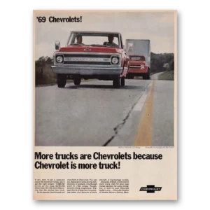 1968 Chevrolet Fleetside Print Ad | Cst Pickup