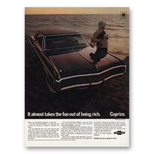 1968 Chevrolet Caprice Print Ad | Being Rich