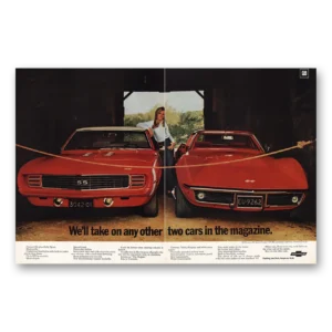 1969 Chevrolet Camaro Print Ad | Rally Sport