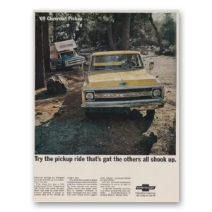 1969 Chevrolet Pickup Print Ad | All Shook Up