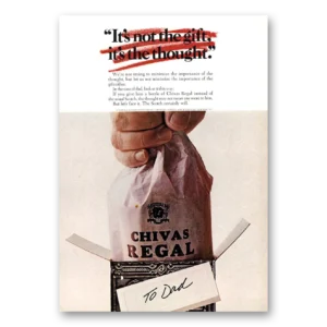 1969 Chivas Regal Print Ad | Thought