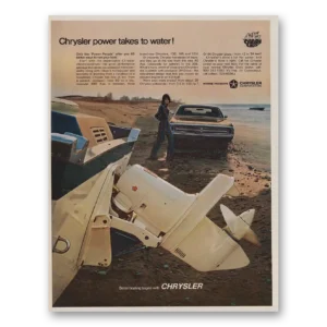 1969 Chrysler Print Ad | Water Power