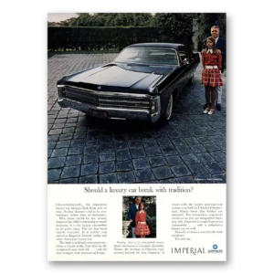 1969 Chrysler Imperial Print Ad | Break With Tradition