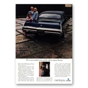 1969 Chrysler Imperial Print Ad | Successful Man