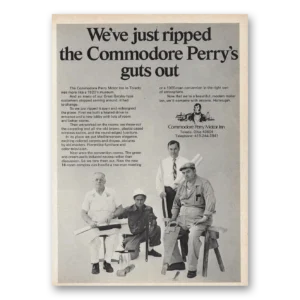 1969 Commodore Perry Motor Inn Print Ad | Ripped Guts Out