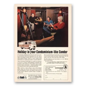 1969 Condor Coach Print Ad | Holiday In Your Condominium
