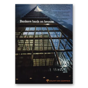 1969 Copper Development Print Ad | Bankers Bank
