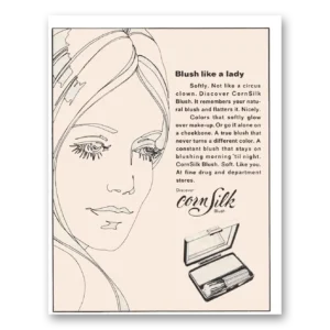 1969 CornSilk Blush Print Ad | Blush Like Lady