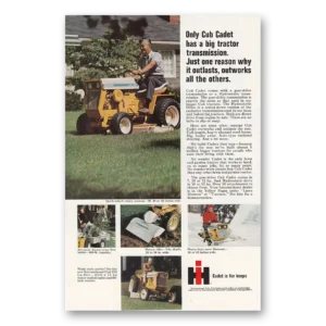 1969 Cub Cadet Print Ad | Big Tractor