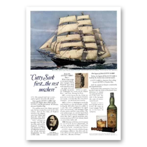 1969 Cutty Sark Print Ad | First Rest