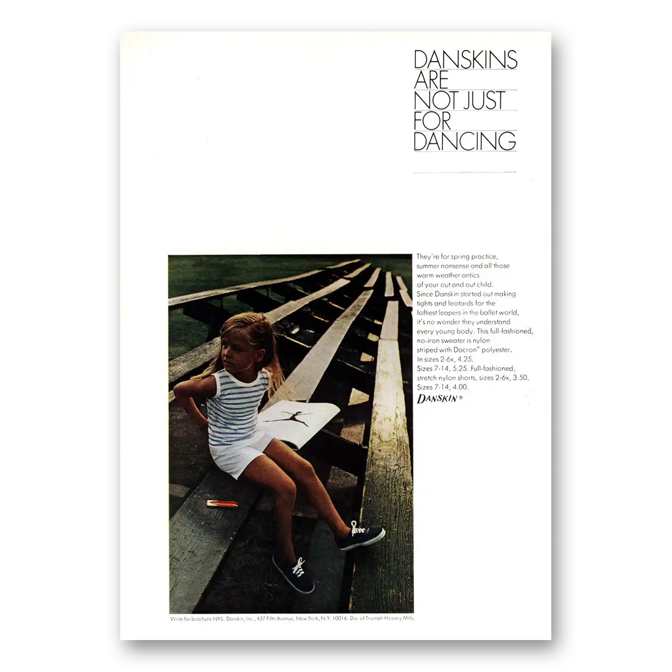 1969 Danskins Print Ad | Summer Nonsense