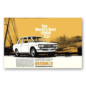 1969 Datsun Print Ad | Best Car
