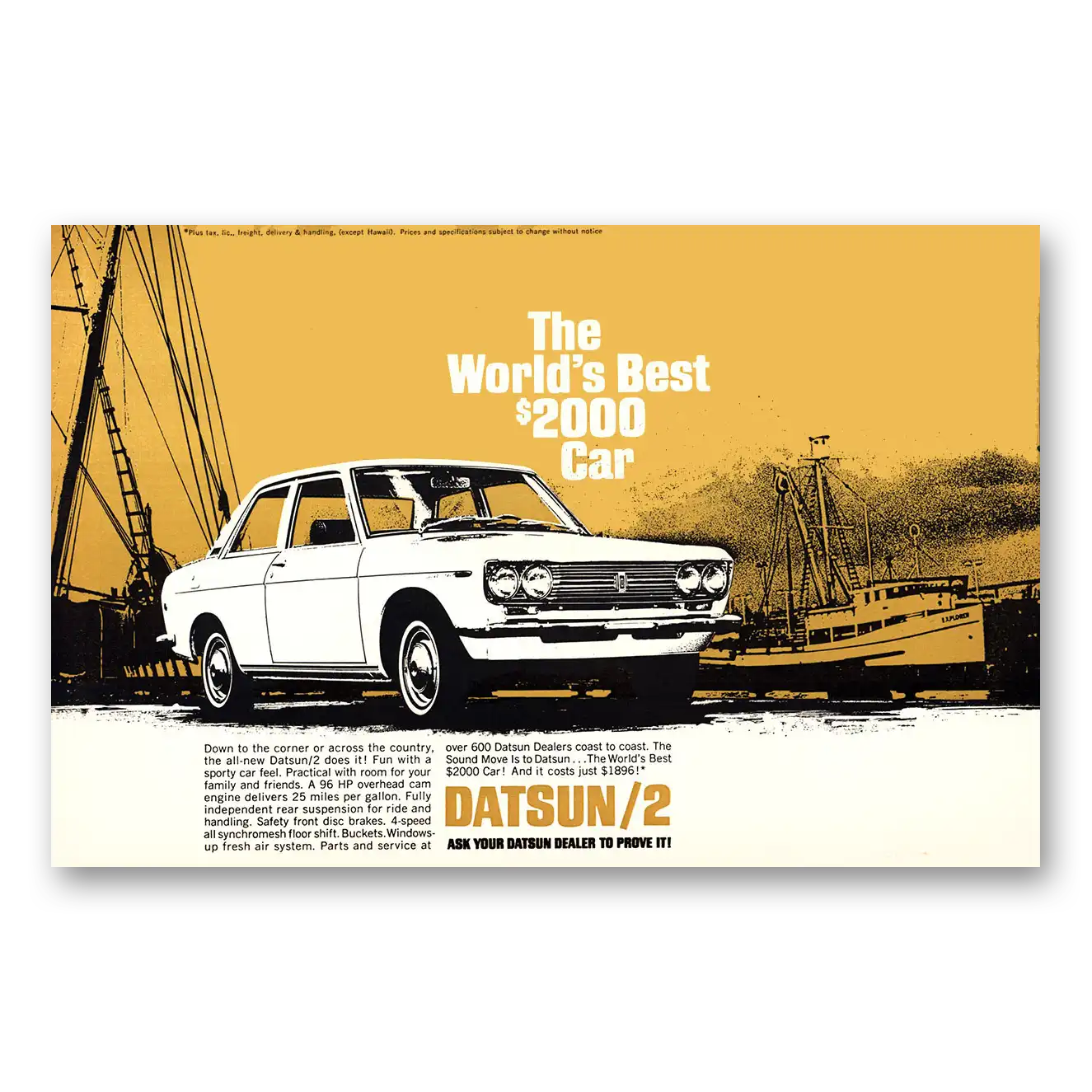 1969 Datsun Print Ad | Best Car